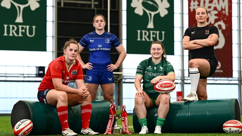 Enya Breen (Munster), Katie Whelan (Leinster), Méabh Deely (Connacht) and Fiona Tuite (Ulster)