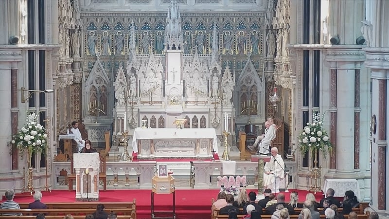 The funeral mass took place in St Mary of the Rosary Church in Nenagh today