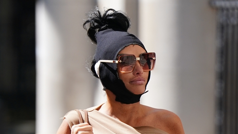 Former glamour model Katie Price arriving at the Royal Courts of Justice in central London after she was arrested at Heathrow Airport after failing to appear at court. / Image Press Association