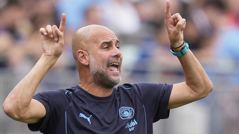 City boss Pep has a close eye on title rivals Arsenal