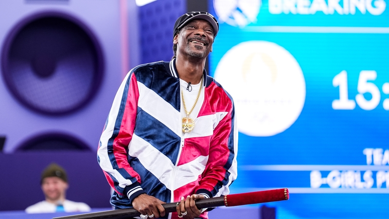Snoop Dogg opened the Olympic breakdancing competition