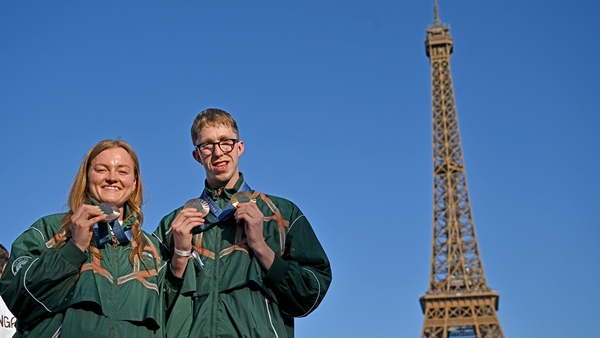 Mona McSharry and Daniel Wiffen will carry the Irish flag on Sunday