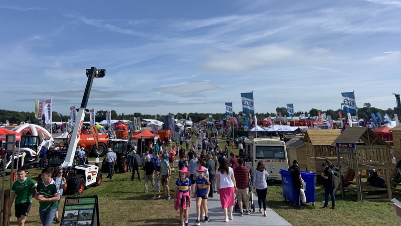 The sun was out for visitors to this year's Tullamore Show