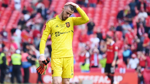 David de Gea's last competitive appearance came in Manchester United's defeat to Manchester City in the 2023 FA Cup final
