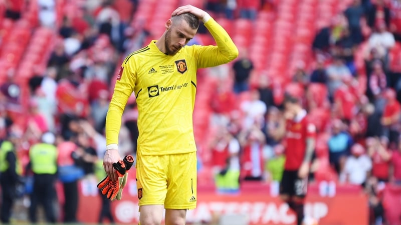 David de Gea's last competitive appearance came in Manchester United's defeat to Manchester City in the 2023 FA Cup final
