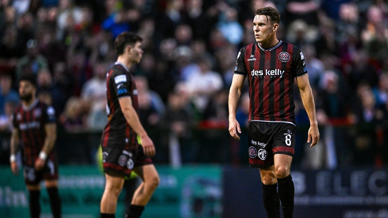 Dayle Rooney's (r) late penalty miss condemned Bohemians to defeat on Friday