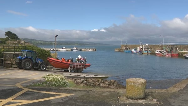 The man's body was brought to the RNLI station at Ceann Heilbhic