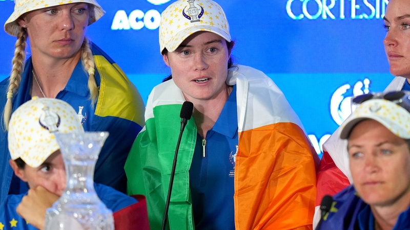 Cavan's Leona Maguire starred in the 2023 Solheim Cup