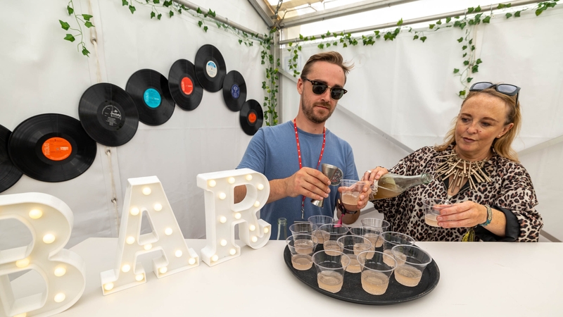 Ryan Crowley and Sinead O'Halloran in the Drinks Theatre. Picture: Alf Harvey. Supplied from LHP.