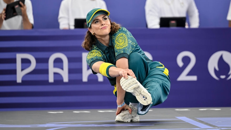 Rachael Gunn is known in breakdancing as B-Girl Raygun