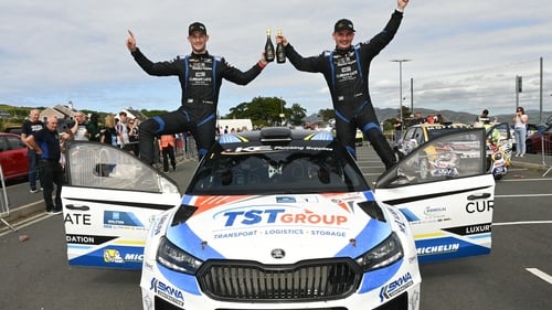Callum Devine and Noel O'Sullivan are the reigning champions in the Tarmac Rally Championship