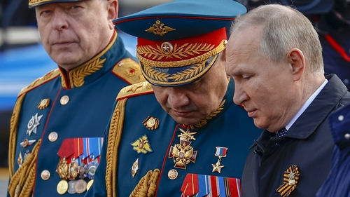 Ukraine's incursion is challenging Vladimir Putin's habitual projection of strength (File image)
