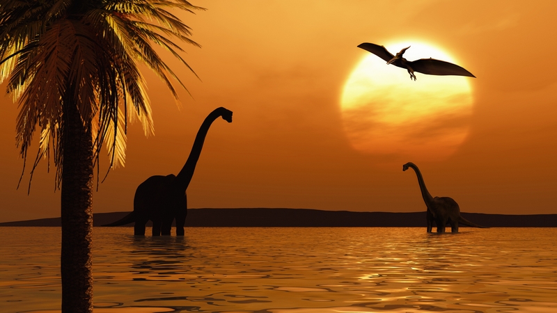 An apparent asteroid hit Earth 66 million years ago, triggering a mega-earthquake and wiping out the dinosaurs and most other life