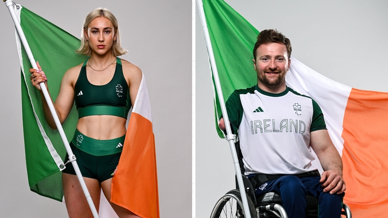 Orla Comerford and Colin Judge will be the Team Ireland flagbearers