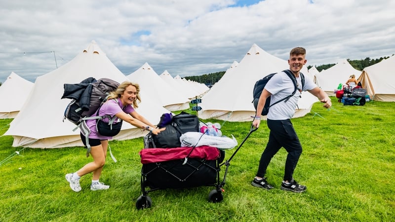 Music fans arriving at EP on Friday. All picture: Glen Bollard