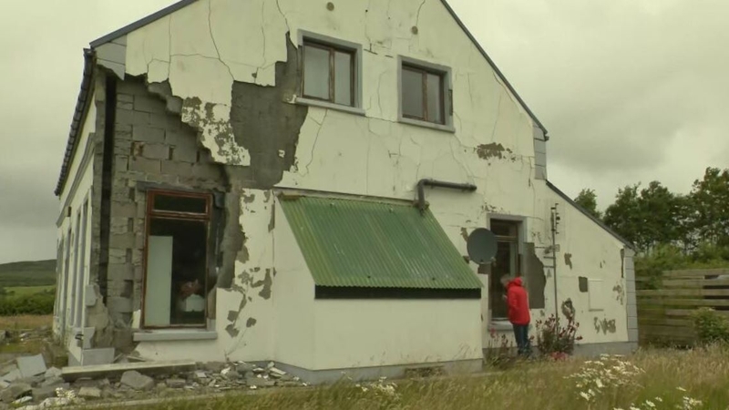 A home in Co Donegal affected by Mica