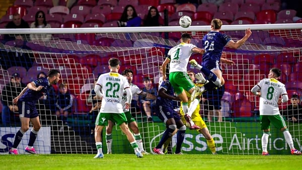 Sam Todd heads home for Derry City