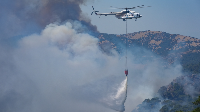 The fire started on Thursday and was quickly spread to residential areas by winds blowing at 50km/hr