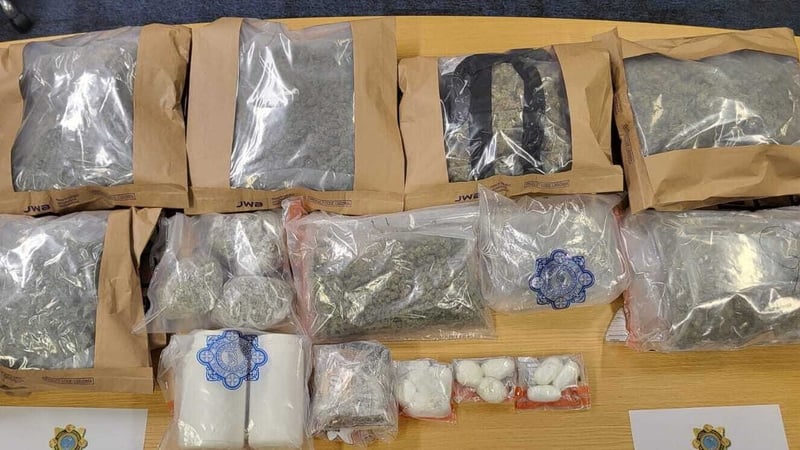 Cannabis and cocaine were seized in the Carrigtwohill search