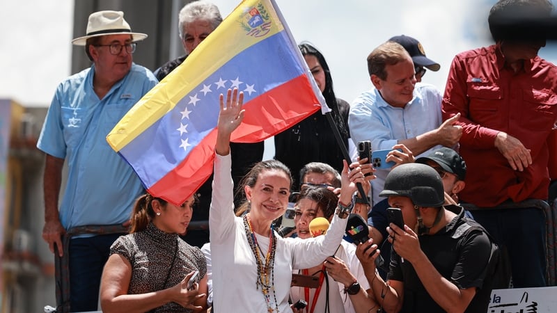 People rallied in several cities in Venezuela and in Spain, Belgium and Australia in response to a call to join a 'Protest for the Truth'