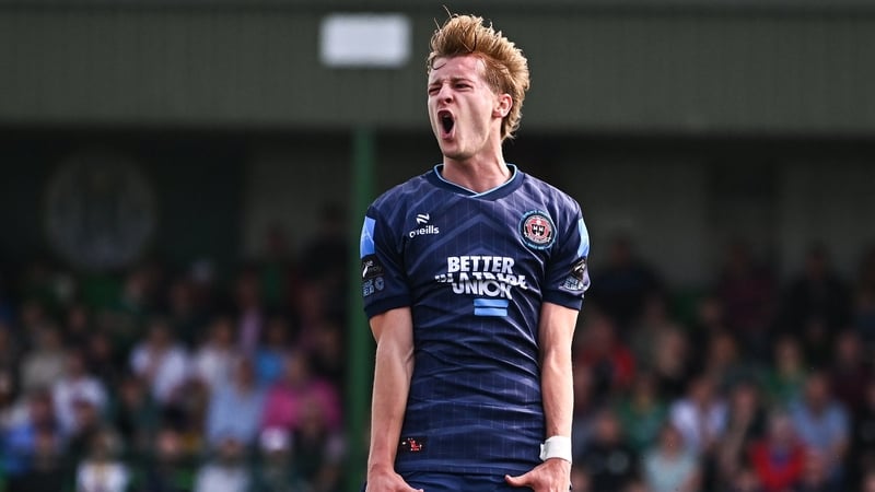 Alex Grieve scored his first Bohemians goal