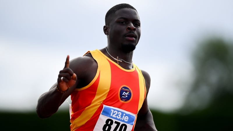 Israel Olatunde posted a time of 10.08 in London.