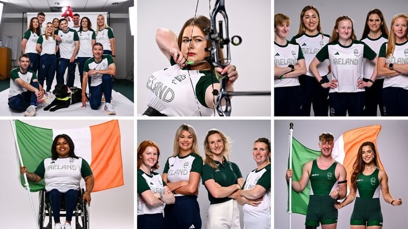 Some members of Team Ireland's 35-member Paralympic squad