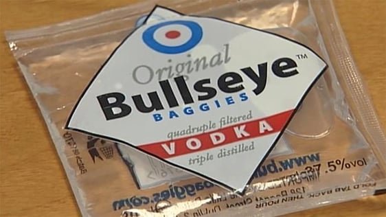 Bullseye Vodka in a Bag, 2004