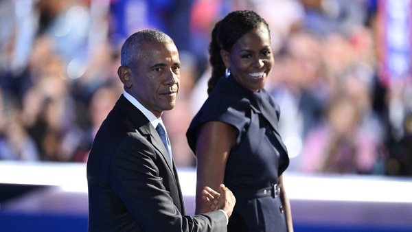 Barack Obama and his wife Michelle both spoke at the Democratic National Convention in Chicago