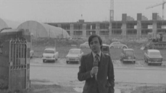 Construction of Wilton Hospital in Cork, 1974