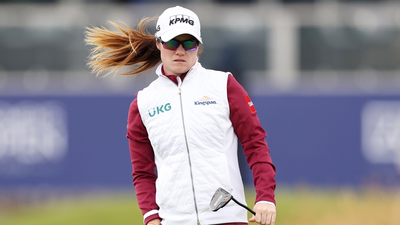 Leona Maguire fell to three over par