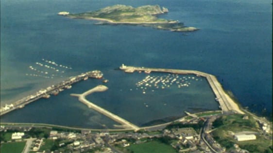 Howth Harbour in County Dublin, 1979.