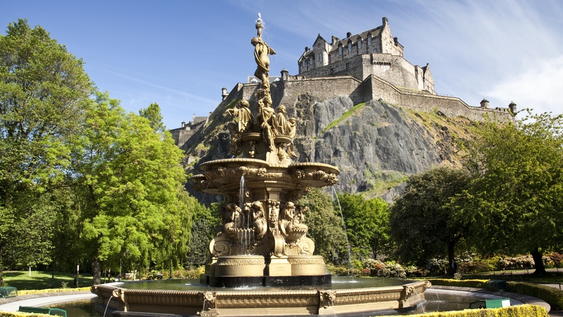 People visit the Scottish capital to see sites such as Edinburgh Castle