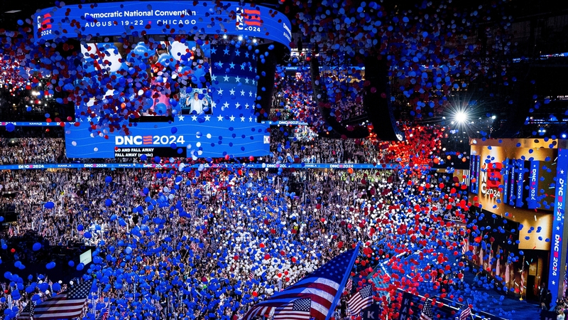 The United Center in Chicago was host to the Democratic National Convention