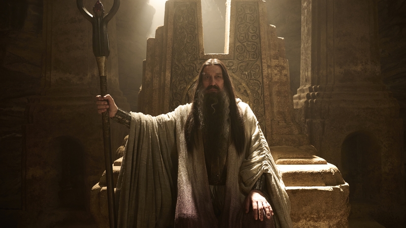 Ciarán Hinds as the Dark Wizard in Lord Of The Rings: The Rings of Power. Photo credit: Ben Rothstein/Prime Video