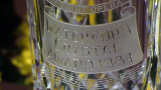 Waterford Crystal award at the 1984 Waterford International Festival of Light Opera.