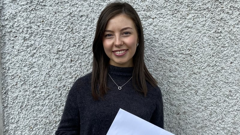 Amy O'Brien shares her reaction to her results.