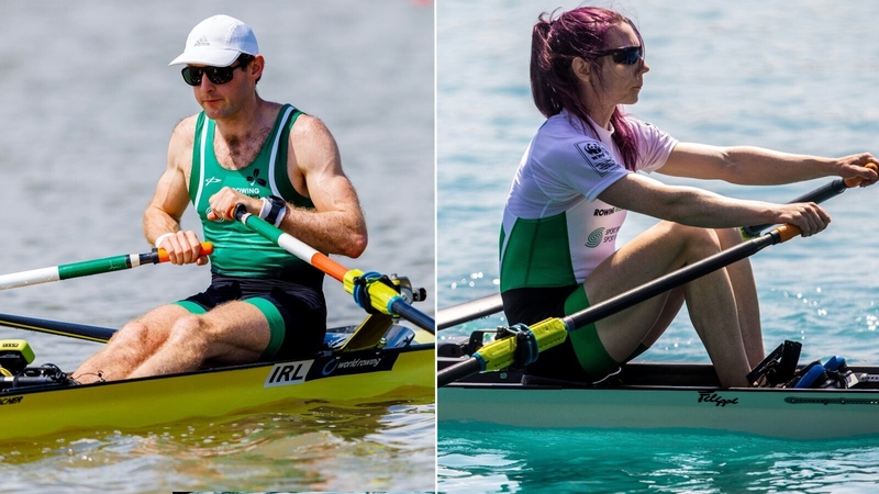 Paul O'Donovan and Siobhán McCrohan are closing in on more medals in Canada