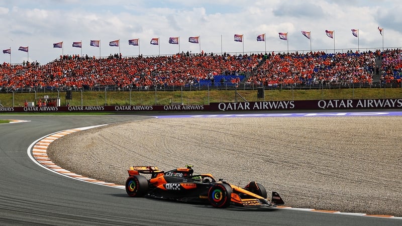 Lando Norris silenced the partisan home crowd