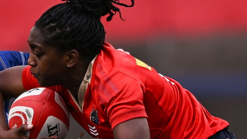 Chisom Ugwueru scored a first-half try for Munster