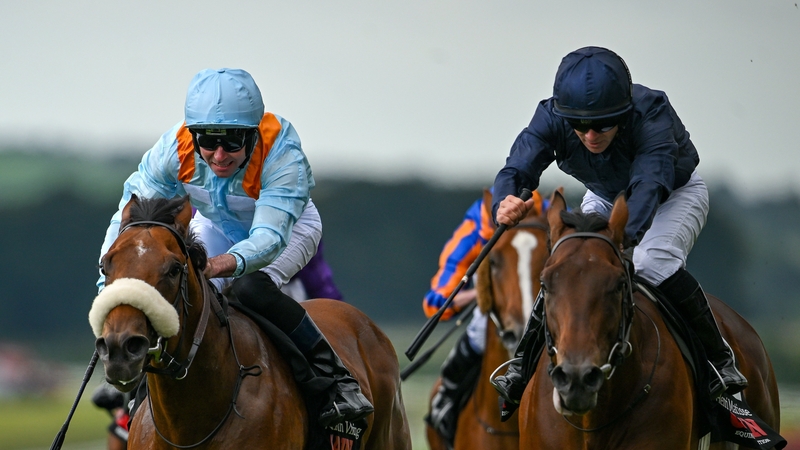 Henri Matisse, right, pictured at the Curragh back in June, impressed once again