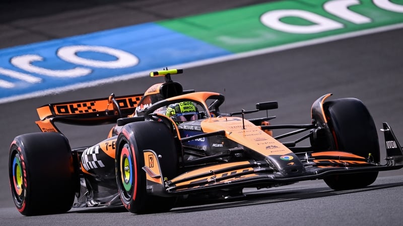 Lando Norris had 22.8 seconds to spare over Max Verstappen at the finish