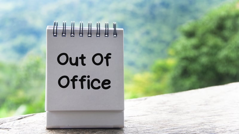 Around 15% of people said they did not take four days, 17% had three days which went unused, 19% did not use two days of leave and 3% had one day's holidays remaining