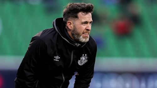 Stephen Bradley will be in the stands for Sunday's clash with Shelbourne