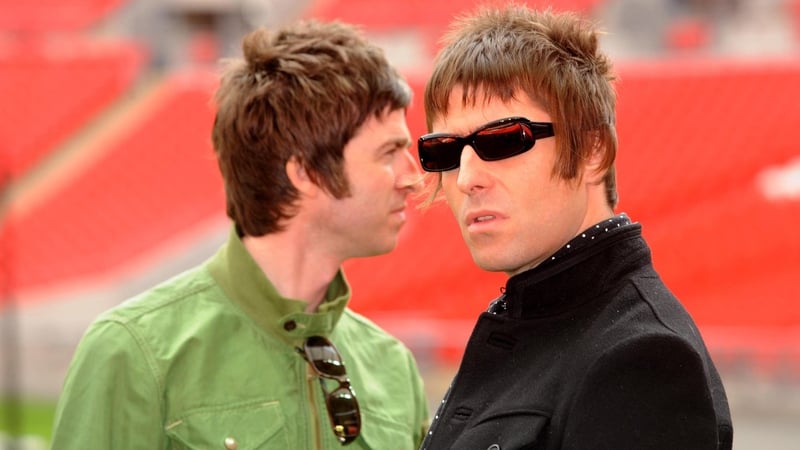 (L-R) Noel and Liam Gallagher - Fans have pleaded with the Manchester Irish brothers to regroup since they disbanded Oasis in 2009