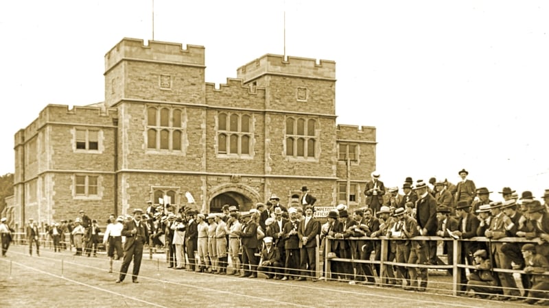 A photo of Washington University in St Louis during the 1904 Olympics