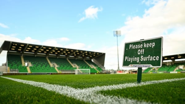 A steward was arrested after last night's game at Tallaght Stadium