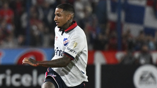 Juan Izquierdo in action for Nacional last March