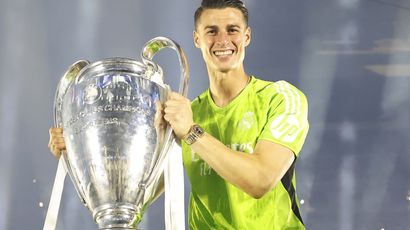 Kepa was a non-playing substitute when Real Madrid won the Champions League in June