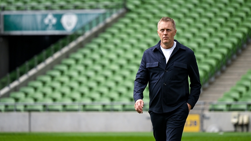 Heimir Hallgrimsson was in Dublin to announce his first Ireland squad
